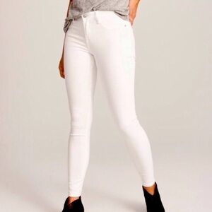 Abercrombie & Fitch Harper Skinny Jeans White Women’s 27 (4S)